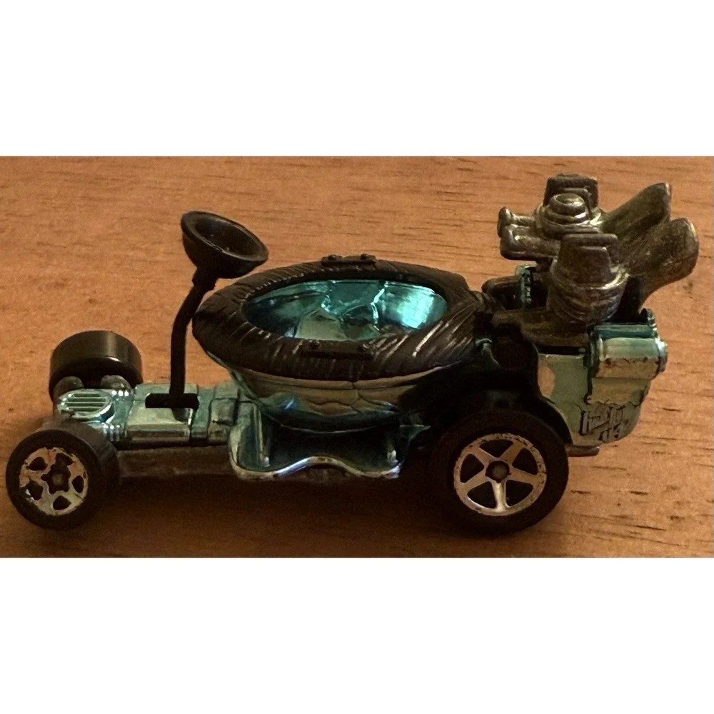 Hot Wheels Hot Seat Toilet Blue Mattel 1997 Vintage Die‎ Cast. Loose